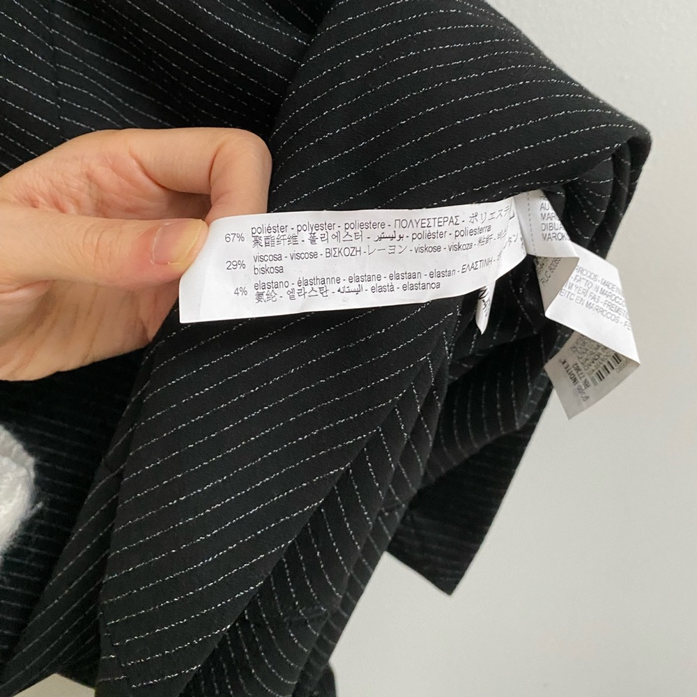 Zara Studio Pinstripe Dress Limited Edition M - Picture 10 of 15